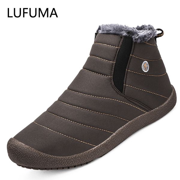 waterproof snow boots for women winter warm fur couple shoes men anti-slip plush ankle boots big size slip on flat shoes, Black
waterproof snow boots for women winter warm fur couple shoes men anti-slip plush ankle boots big size slip on flat shoes, Black