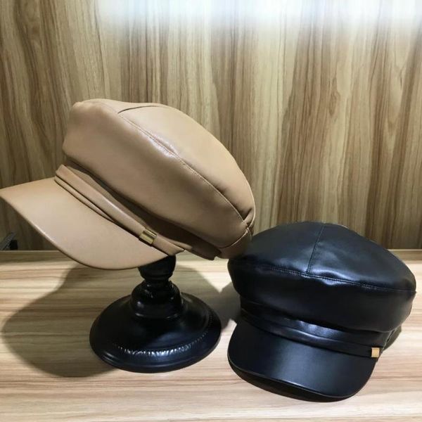 202009-yy autumn faux leather pu fashion street belt leisure octagonal hat men women visors cap, Blue;gray
202009-yy autumn faux leather pu fashion street belt leisure octagonal hat men women visors cap, Blue;gray