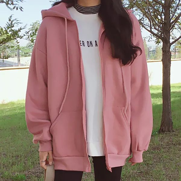 oversized zipper new fashion women warm casual coat loose long sleeve print strappy plus size sweatshirt hoodies, Black
oversized zipper new fashion women warm casual coat loose long sleeve print strappy plus size sweatshirt hoodies, Black