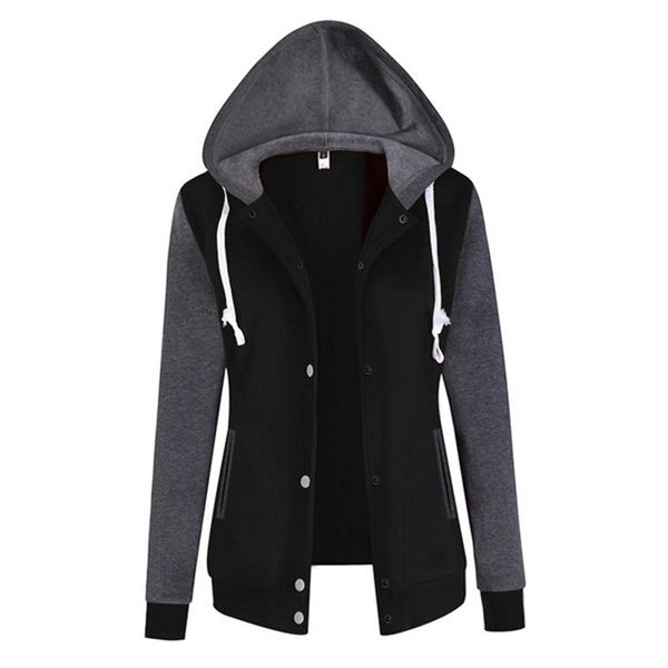 women's autumn winter warm hooded sweatshirt fashion splicing sleeve loose hoodies pullover jumper size s-xl nq835240, Black
women's autumn winter warm hooded sweatshirt fashion splicing sleeve loose hoodies pullover jumper size s-xl nq835240, Black