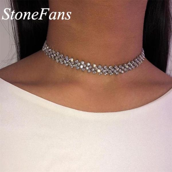 chokers stonefans gold statement choker necklace chains 2021 fashion tennis chain crystal rhinestone for women jewelry, Golden;silver
chokers stonefans gold statement choker necklace chains 2021 fashion tennis chain crystal rhinestone for women jewelry, Golden;silver