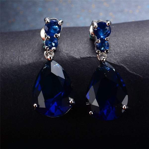 luxury female green blue water drop earrings fashion silver color zircon stone earrings long dangle for women
luxury female green blue water drop earrings fashion silver color zircon stone earrings long dangle for women