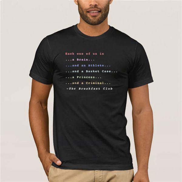 100% хлопок бренда мужчина рубашка breakfast club каждый из нас graphic моды лето тенниски
100% хлопок бренда мужчина рубашка breakfast club каждый из нас graphic моды лето тенниски