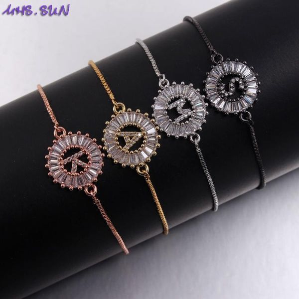 mhs.sun fashion cubic zirconia 26 letter bracelet charm a-z alphabet chain bracelets for women jewelry gift adjustable 1pc, Black
mhs.sun fashion cubic zirconia 26 letter bracelet charm a-z alphabet chain bracelets for women jewelry gift adjustable 1pc, Black