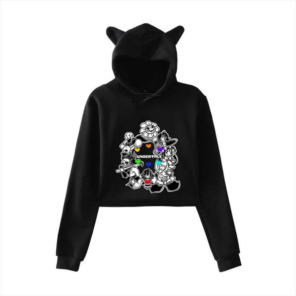 undertale sans cartoon hoodie pullovers women korean style kpop cat ear hoodies casual autumn long sleeve sweatshirt ladies, Black
undertale sans cartoon hoodie pullovers women korean style kpop cat ear hoodies casual autumn long sleeve sweatshirt ladies, Black