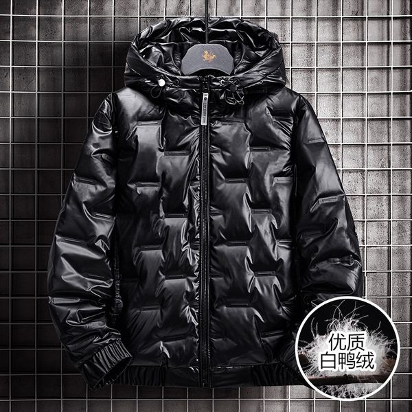 new autumn / winter down jacket men's casual hoodie fashion versatile men's coat fashion brand coat, Black
new autumn / winter down jacket men's casual hoodie fashion versatile men's coat fashion brand coat, Black