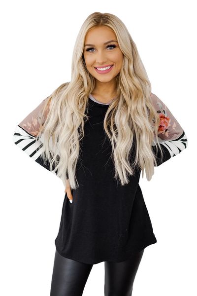 floral patchwork striped womens t-shirts spring autumn long sleeve o-neck loose causal sell style, White
floral patchwork striped womens t-shirts spring autumn long sleeve o-neck loose causal sell style, White