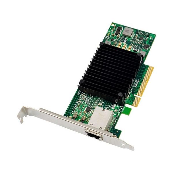pcie x8 to 10gbe rj45 ethernet server nic network card pcie 10 gigabit rj45 server network card 82599en chipset 10g lan 10000m