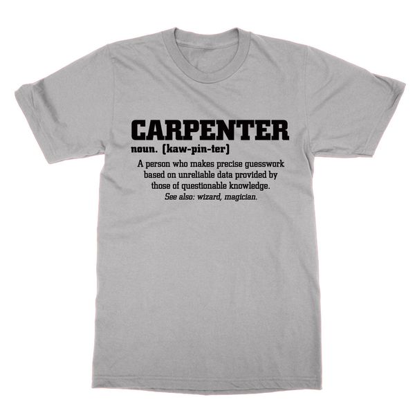 definition of a carpenter t-shirt funny nerd tee carpentry do present gift
definition of a carpenter t-shirt funny nerd tee carpentry do present gift