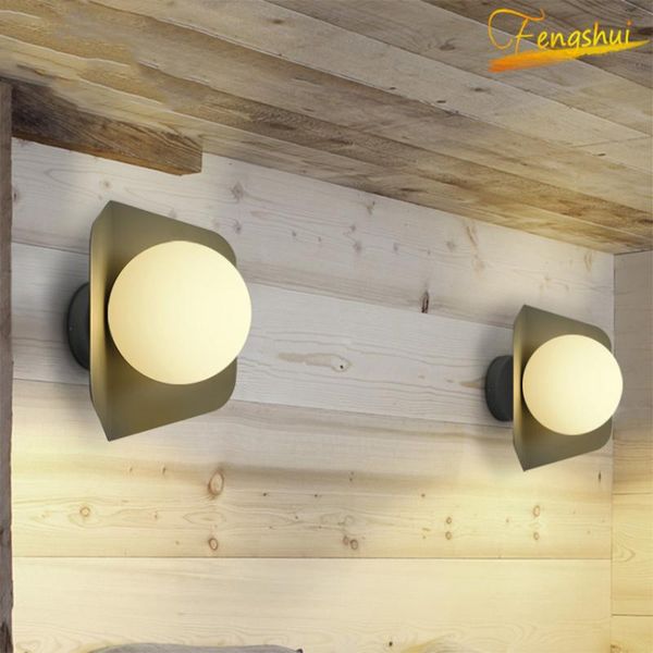 nordic minimalist glass led wall lamp modern macaron ball wall light for interior lighting loft bedroom bathroom aisle lamp
nordic minimalist glass led wall lamp modern macaron ball wall light for interior lighting loft bedroom bathroom aisle lamp