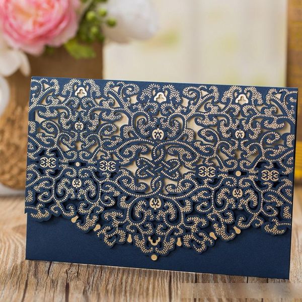 100pcs blue laser cut wedding invitation card elegant greeting card favor customize envelopes birthday wedding party decoration t200714
100pcs blue laser cut wedding invitation card elegant greeting card favor customize envelopes birthday wedding party decoration t200714