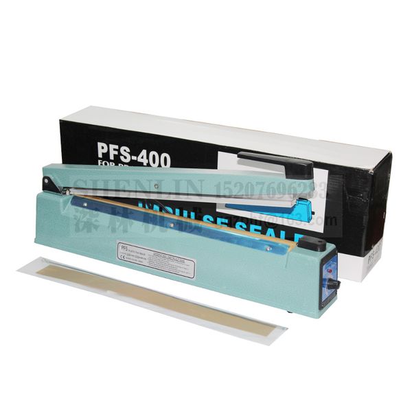shenlin manual impulse sealer plastic bag sealing machine handheld aluminum foil package sealer sf400 110v/220v 400mm*3mm metal
shenlin manual impulse sealer plastic bag sealing machine handheld aluminum foil package sealer sf400 110v/220v 400mm*3mm metal