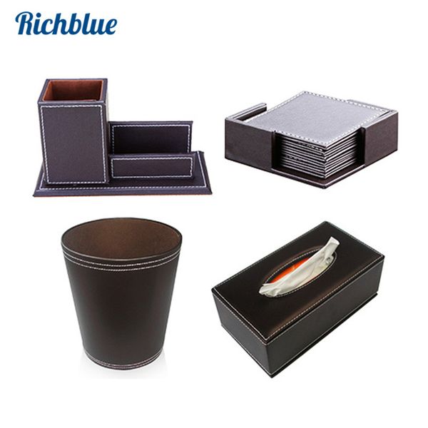 tissue boxes & napkins household supplies durable pu leather desk organizer box trash bins 6 pcs/ set cup pen holder with card stand
tissue boxes & napkins household supplies durable pu leather desk organizer box trash bins 6 pcs/ set cup pen holder with card stand