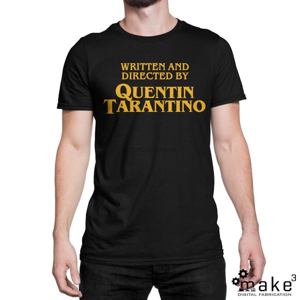 t-shirt written and directed (quentin tarantino tshirt maglia pulp fiction