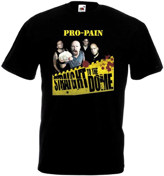 pro pain - straight to the dome t-shirt black all sizes
pro pain - straight to the dome t-shirt black all sizes