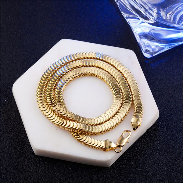 1ss exquisite hip hop jewelry men's gold plated snake skin necklace and bracelet snake bone chain snake chain scale jewelry gift, Silver
1ss exquisite hip hop jewelry men's gold plated snake skin necklace and bracelet snake bone chain snake chain scale jewelry gift, Silver