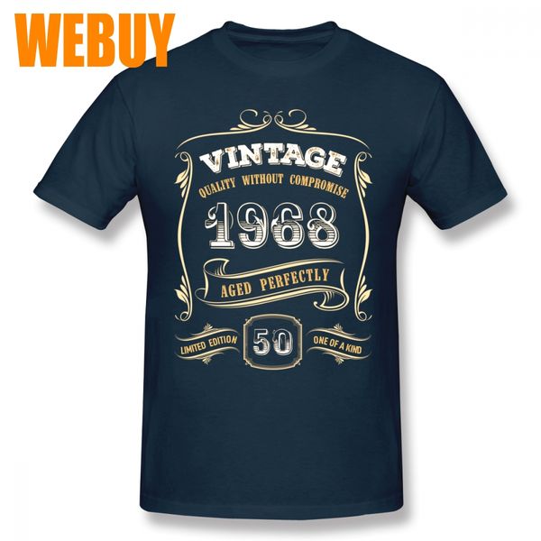 classic custom 50th birthday gift gold vintage 1968 aged perfectly tee shirt men new big size t-shirt
classic custom 50th birthday gift gold vintage 1968 aged perfectly tee shirt men new big size t-shirt