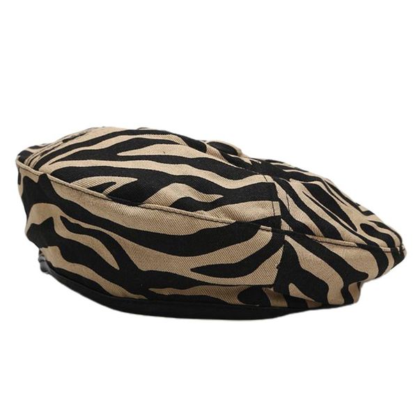 women zebra striped cotton beret cap flat vintage painter pumpkin beanie hat axyd, Blue;gray
women zebra striped cotton beret cap flat vintage painter pumpkin beanie hat axyd, Blue;gray
