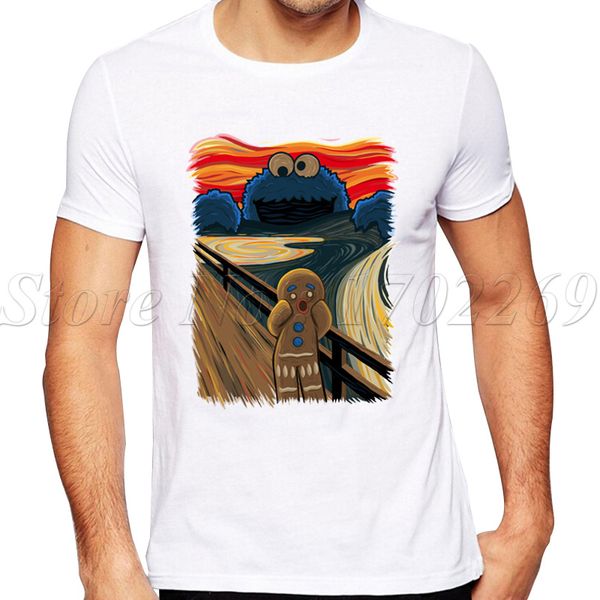 2019 the cookie muncher design men t-shirt short sleeve fashion cookie scream printed summer cool tees
2019 the cookie muncher design men t-shirt short sleeve fashion cookie scream printed summer cool tees