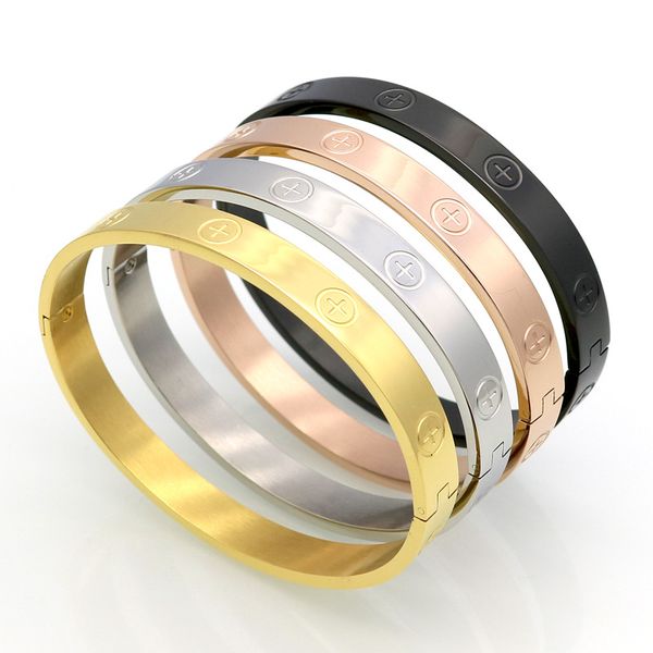 fashion women men cross color rose gold black titanium steel cross open cuff bangles bracelets jewelry
fashion women men cross color rose gold black titanium steel cross open cuff bangles bracelets jewelry