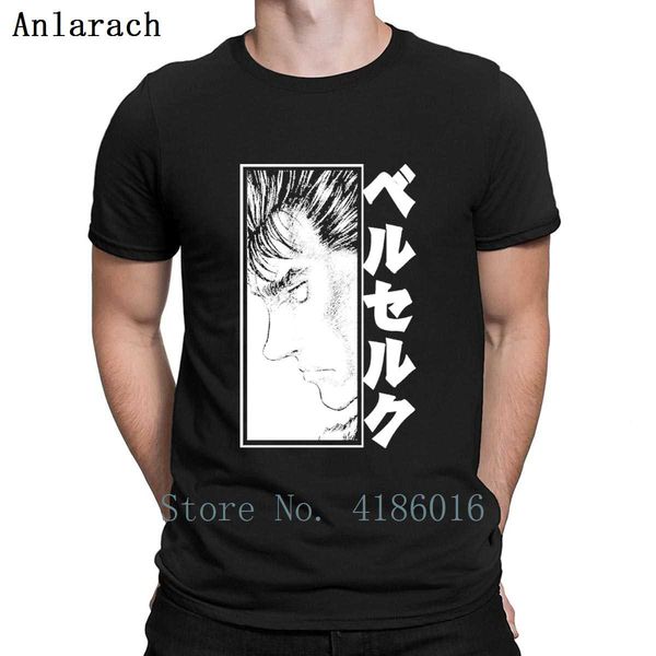 guts anime t shirt cotton fit o-neck create outfit comfortable clothing spring autumn 4xl t-shirt