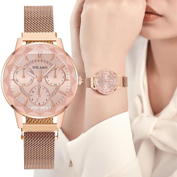 modern fashion mesh stainless steel bracelet casual wrist watch for woman quartz watches women classic women watches relojes &50, Slivery;brown
modern fashion mesh stainless steel bracelet casual wrist watch for woman quartz watches women classic women watches relojes &50, Slivery;brown