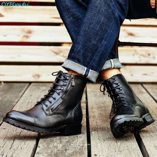 qyfcioufu мужчина высокого качества из натуральной кожи зимы осени мужчин boots вскользь лодыжки пинетки сапоги открытый работы, Black
qyfcioufu мужчина высокого качества из натуральной кожи зимы осени мужчин boots вскользь лодыжки пинетки сапоги открытый работы, Black