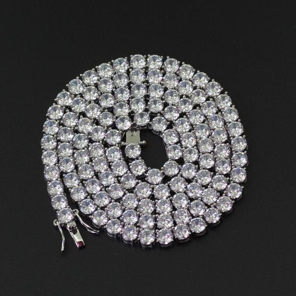 4mm brass / copper zircon tennis chain 1 row necklace hiphop jewelry men cz necklace iced out 16" 18" 20" 22" 24, Silver
4mm brass / copper zircon tennis chain 1 row necklace hiphop jewelry men cz necklace iced out 16" 18" 20" 22" 24, Silver