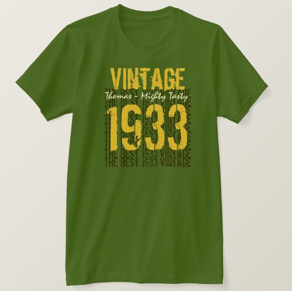 2019 printed men t shirt cotton short sleeve 80th birthday gift 1933 vintage t-shirt women tshirt
2019 printed men t shirt cotton short sleeve 80th birthday gift 1933 vintage t-shirt women tshirt