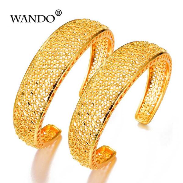 wando classic ethiopian gold color wedding bangle for women dubai bride bracelet african jewelry middle east items wb147, Black
wando classic ethiopian gold color wedding bangle for women dubai bride bracelet african jewelry middle east items wb147, Black