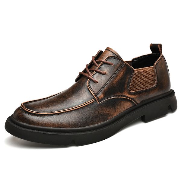 men shoes leather casual in men's loafers new men casual shoes breathable wear resistant, Black
men shoes leather casual in men's loafers new men casual shoes breathable wear resistant, Black