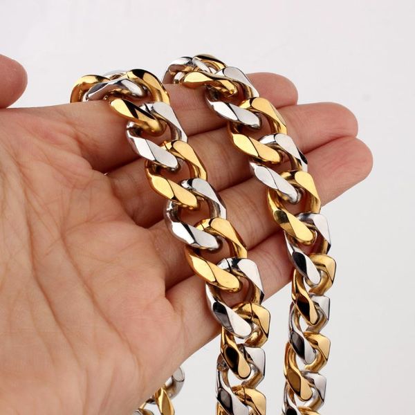 granny chic mens necklace 12/15mm curb cuban link chain necklaces for men women wholesale jewelry fashion gift, Silver
granny chic mens necklace 12/15mm curb cuban link chain necklaces for men women wholesale jewelry fashion gift, Silver