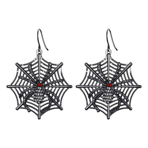 2020 punk black spider web drop earrings halloween party accessories jewelry women, Silver
2020 punk black spider web drop earrings halloween party accessories jewelry women, Silver