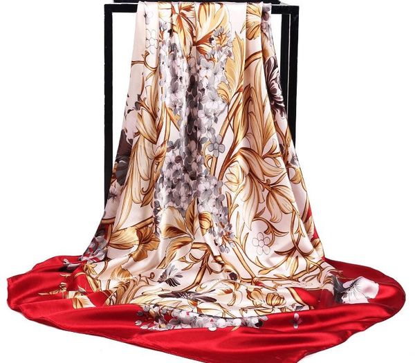 silk scarf women spain tassel flower printed silk shawls wraps foulard head hijab square scarves 90cm*90cm bandana, Blue;gray
silk scarf women spain tassel flower printed silk shawls wraps foulard head hijab square scarves 90cm*90cm bandana, Blue;gray