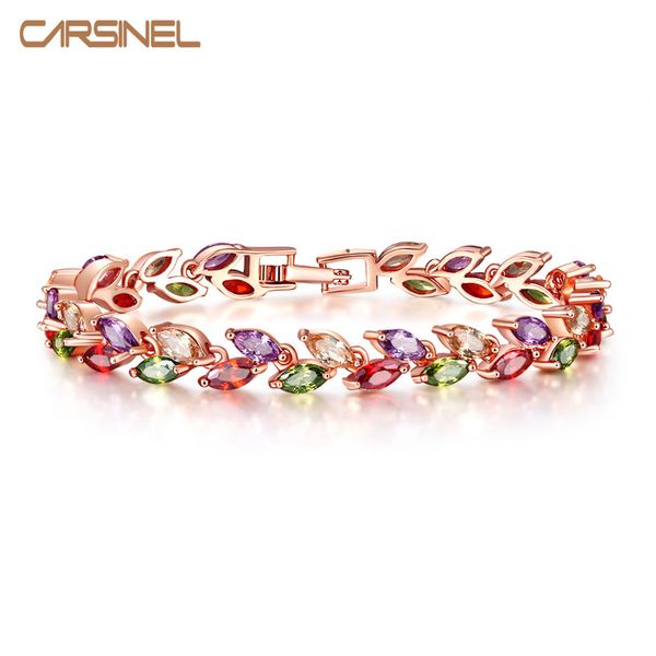 carsinel colorful cubic zircon bracelet for women rose gold-color snake chain jewelry bracelets luxury engagement jewelry br0004, Black
carsinel colorful cubic zircon bracelet for women rose gold-color snake chain jewelry bracelets luxury engagement jewelry br0004, Black