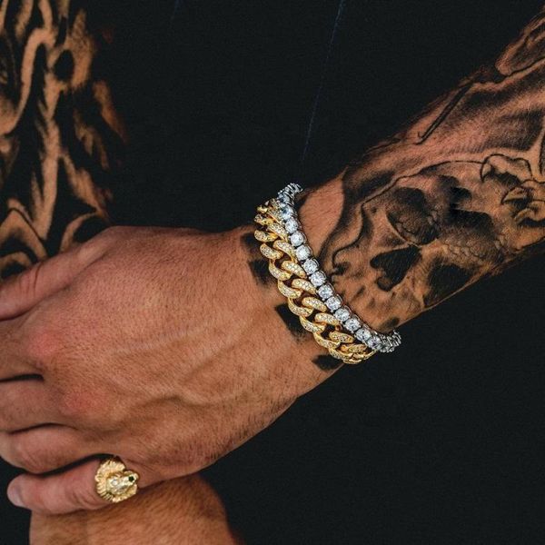 2020 mens hip hop iced out bracelet shining round cut cz cubic zirconia tennis bracelets men's bling bling bracelet bangle, Black
2020 mens hip hop iced out bracelet shining round cut cz cubic zirconia tennis bracelets men's bling bling bracelet bangle, Black