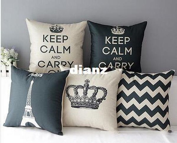 home decorative cotton linen blended crown throw pillow case
home decorative cotton linen blended crown throw pillow case