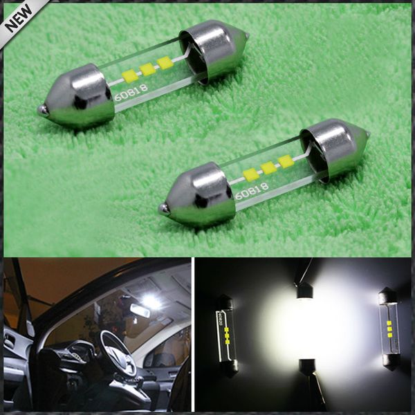 2pcs xenon white festoon 1.50" 36mm led bulbs 6418 6413 6411 c5w for car interior dome lights, cargo area trunk room lights, etc
2pcs xenon white festoon 1.50" 36mm led bulbs 6418 6413 6411 c5w for car interior dome lights, cargo area trunk room lights, etc