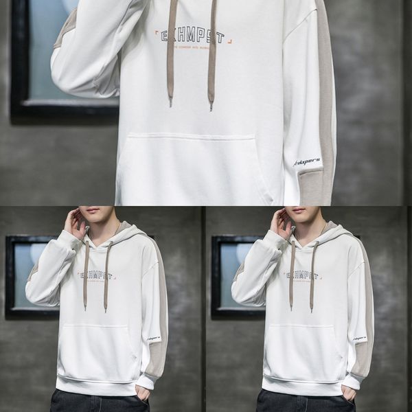 2020 new spring and autumn men's korean style youth fashion hooded loose sweater sweatercasual sweater for men edhvn, Black
2020 new spring and autumn men's korean style youth fashion hooded loose sweater sweatercasual sweater for men edhvn, Black