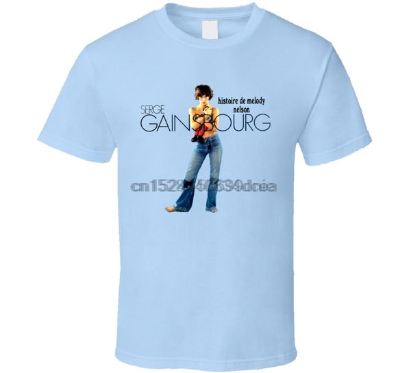 histoire de melody nelson serge gainsbourg french album 1970s retro t shirt