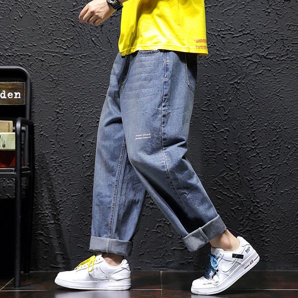 men's jeans spring and autumn 2021 wide leg casual loose fashion trend versatile straight pants size -5xl, Blue
men's jeans spring and autumn 2021 wide leg casual loose fashion trend versatile straight pants size -5xl, Blue