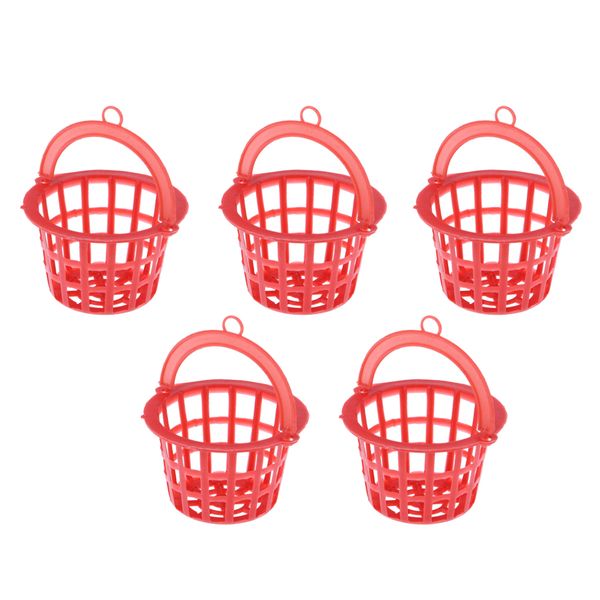 set of 5pcs red mesh basket for 1/12 dollhouse any rooms accessory decoration kids pretend play toy
set of 5pcs red mesh basket for 1/12 dollhouse any rooms accessory decoration kids pretend play toy