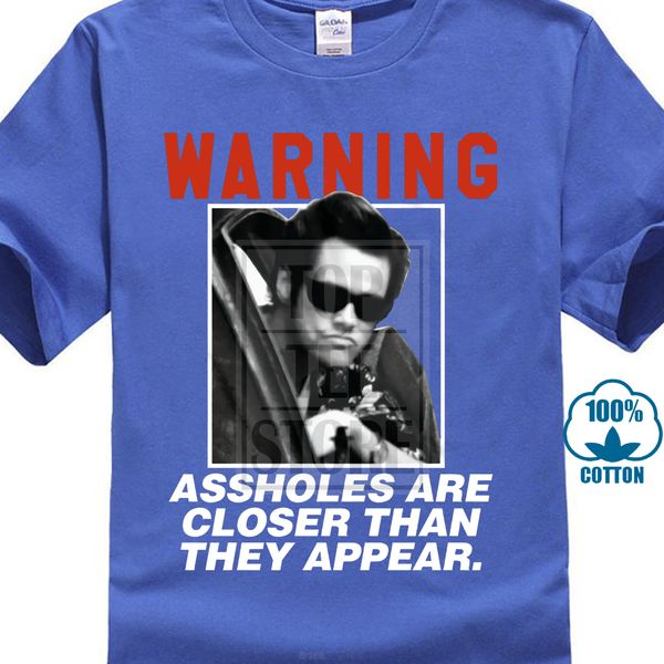 ace ventura warning a$$holes are closer than they appear t shirt funny