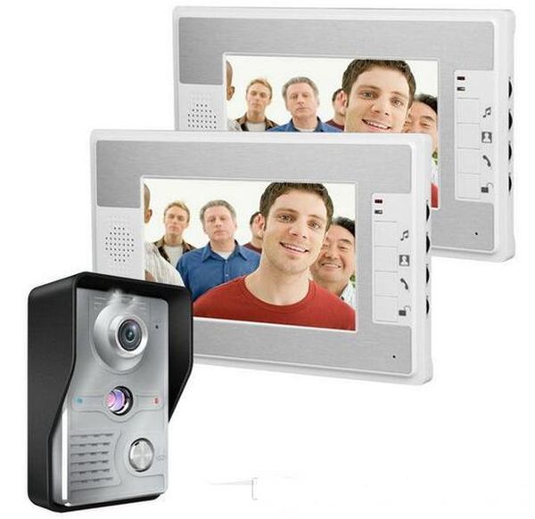 7 inch video door phone doorbell intercom kit 1-camera 2-monitor night vision video doorphone video intercom
7 inch video door phone doorbell intercom kit 1-camera 2-monitor night vision video doorphone video intercom