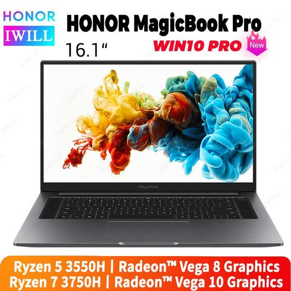 16.1 inch original honor magicbook pro lapnotebook computer amd ryzen r5-3500h/r7-3750h 8gb/16gb ddr4 512gb pcie ssd
16.1 inch original honor magicbook pro lapnotebook computer amd ryzen r5-3500h/r7-3750h 8gb/16gb ddr4 512gb pcie ssd