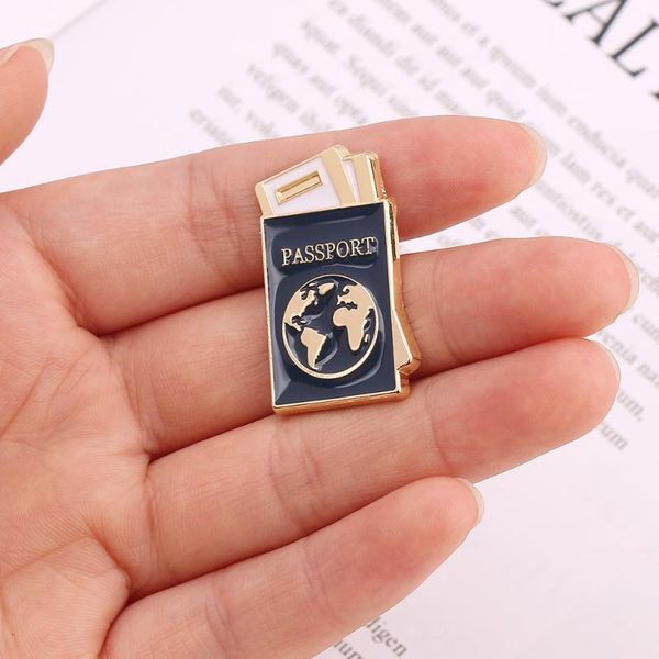 dark blue passport enamel pin brooches cartoon women men travel shirt jewelry accessories lapel pin badge gift for kids, Gray
dark blue passport enamel pin brooches cartoon women men travel shirt jewelry accessories lapel pin badge gift for kids, Gray