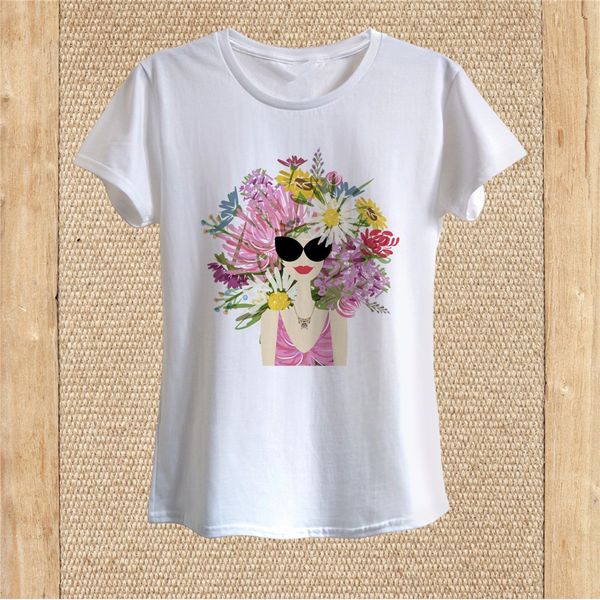 floral hair girl summer flowers funny t--shirt 100% cotton women homme customized tee shirt
floral hair girl summer flowers funny t--shirt 100% cotton women homme customized tee shirt