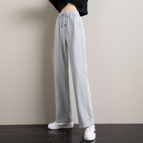 running pants women's sports casual high waist solid color straight leg women loose wide yoga 2pcs, Black;blue
running pants women's sports casual high waist solid color straight leg women loose wide yoga 2pcs, Black;blue