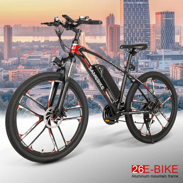 samebike 26 inch electric bike 48v 8ah power assist electric bicycle e-bike 350w motor moped bike ip64 water-resistant e-bike, Silver;blue
samebike 26 inch electric bike 48v 8ah power assist electric bicycle e-bike 350w motor moped bike ip64 water-resistant e-bike, Silver;blue