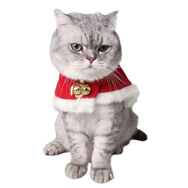 pet dog cat red velvet cloak christmas halloween dress costume winter apparel warm clothes with bell ( cat dress up
pet dog cat red velvet cloak christmas halloween dress costume winter apparel warm clothes with bell ( cat dress up